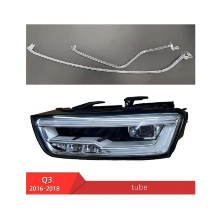 Fibra stanga pentru reparatie lumini de zi DRL far compatibila cu Audi Q3 8U Facelift 2016-2018