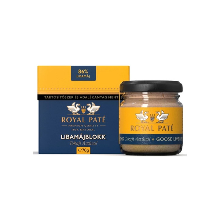 Royal Paté Prémium Libamájblokk - Tokaji Aszúval, 70 g