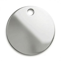 Medalion identificare pentru animale de companie – metalic, rotund, 22 mm