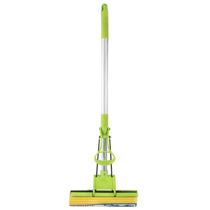 Mop super absorbant Magic Lux, sistem de stoarcere simplu, putere mare de absorbtie, ideal pentru toate tipurile de podele, atat ceramice cat si din lemn