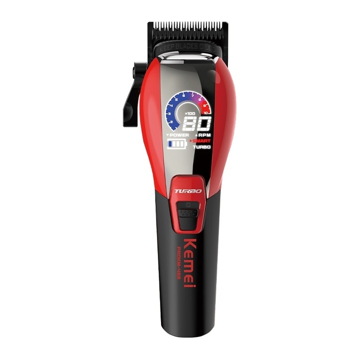 Masina de tuns profesionala, fara fir, Kemei PROKM-488