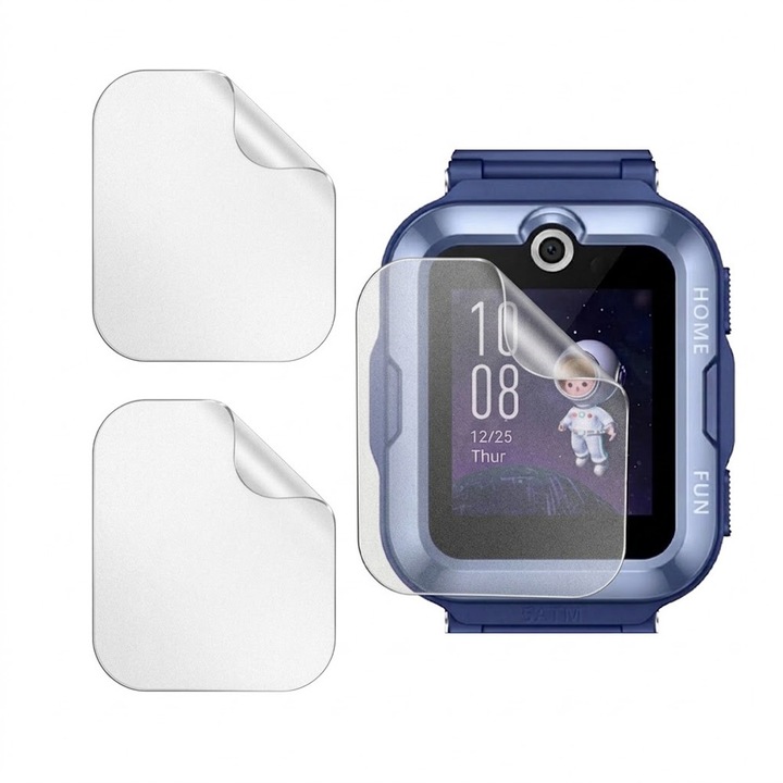 Set 3 x Folie de Protectie Matte pentru Forever Kids See Me 3 KW-320, OPTIM SOLUTION, din Hydrogel Regenerabil, Flexible Hydro-Crystal, Protectie Completa