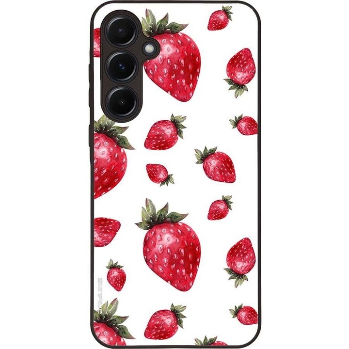 Husa telefon Sonique Fruit Series, pentru Samsung Galaxy A55 5G, imprimeu fructe, silicon, multicolor