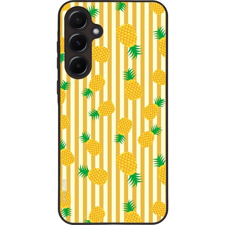 Husa telefon Sonique Fruit Series, Ananas, silicon, antisoc, pentru Samsung Galaxy A55 5G