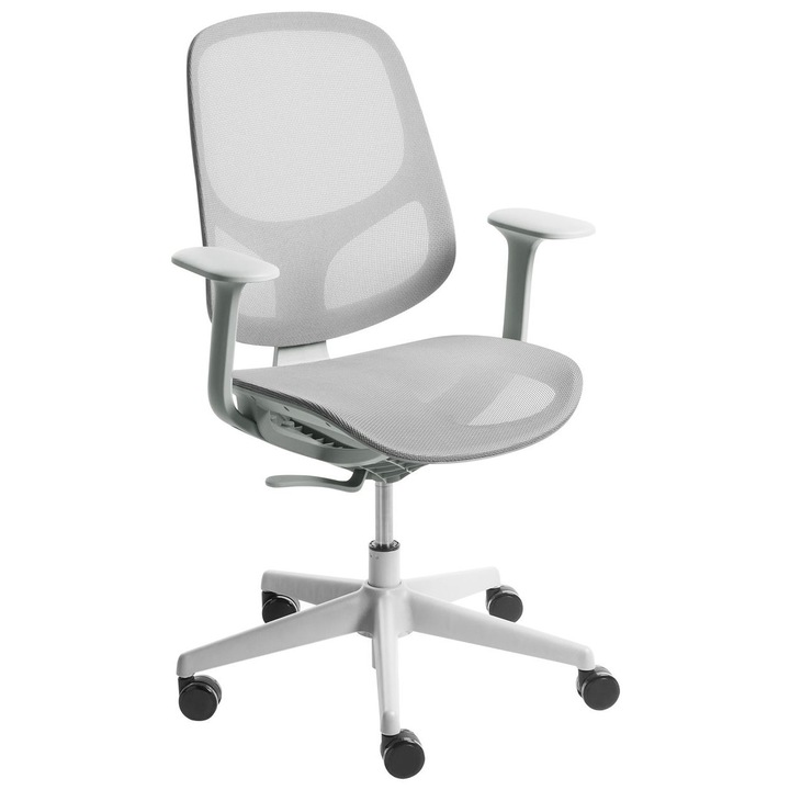 Scaun ergonomic Aeri Gri deschis