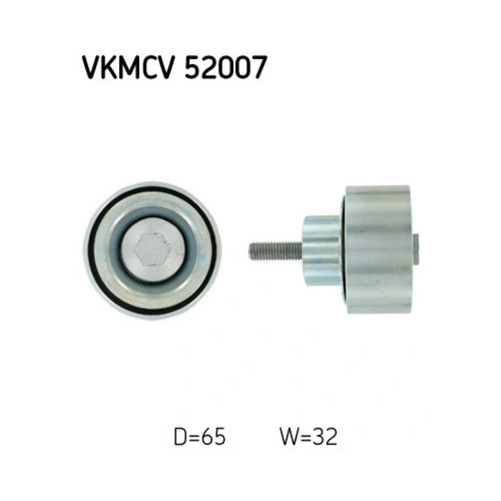 Rola Ghidare Curea Transmisie SKF, Vkmcv52007, pentru DAF CF/LF/XB/XBC/Irisbus, 6.7 diesel
