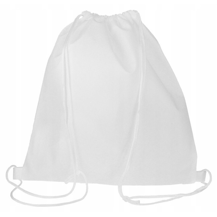 Rucsac Allbag alb 37x40cm, polipropilena, ecologic, usor