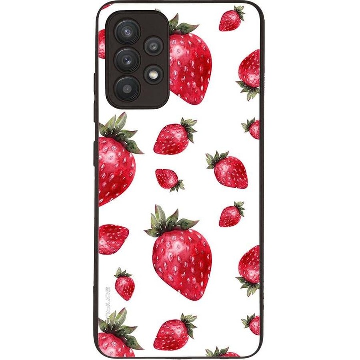 Husa telefon Sonique Fruit Series, pentru Samsung Galaxy A32 4G, imprimeu fructe, silicon, multicolor
