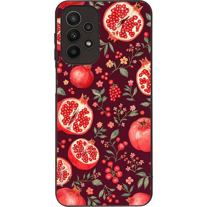 Husa telefon Sonique Fruit Series, pentru Samsung Galaxy A23 5G / A23 4G, silicon, imprimeuri cu fructe, multicolor