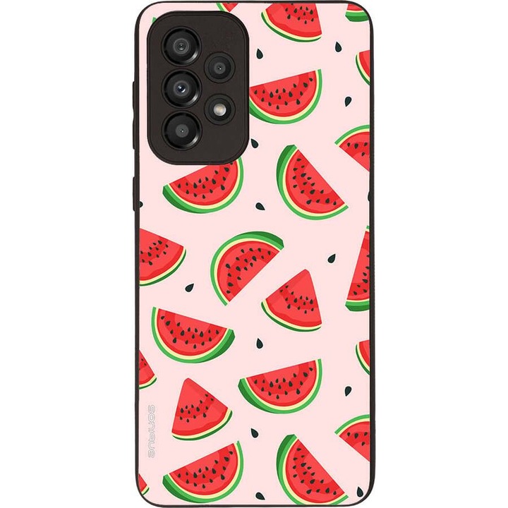 Husa telefon Sonique Fruit Series, pentru Samsung Galaxy A32 5G, imprimeu fructe, silicon, multicolor
