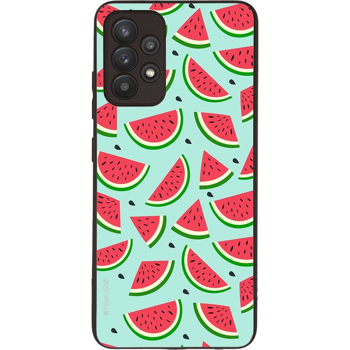 Husa telefon Sonique Fruit Series, pentru Samsung Galaxy A32 4G, imprimeu fructe, silicon, multicolor
