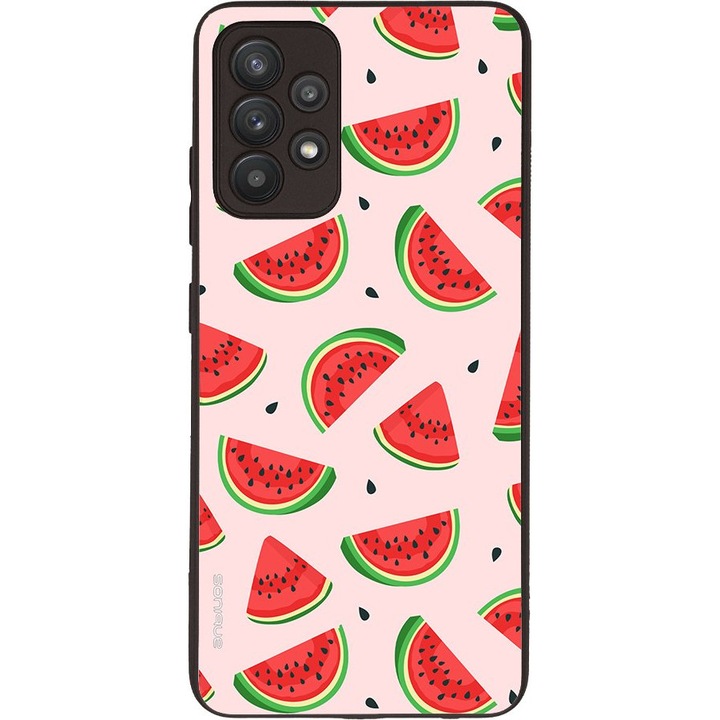Husa telefon Sonique Fruit Series, pentru Samsung Galaxy A32 4G, imprimeu fructe, silicon, multicolor
