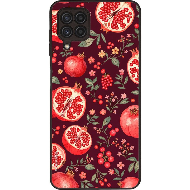 Husa telefon Sonique Fruit Series, silicon, imprimeuri cu fructe, multicolor, pentru Samsung Galaxy A22 4G / Galaxy M32 4G / Galaxy M22 4G