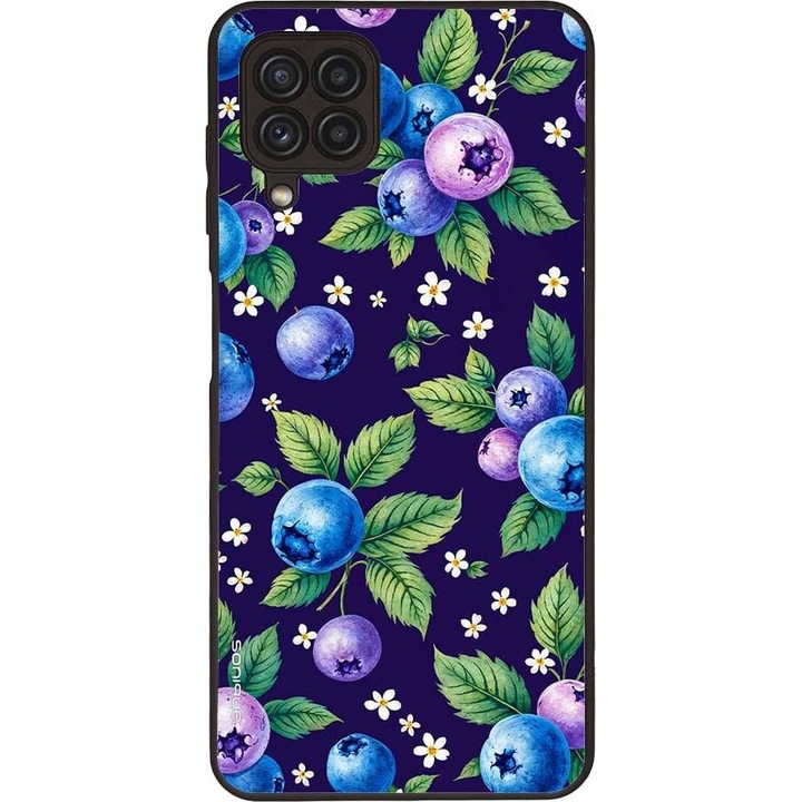 Husa telefon Sonique Fruit Series, pentru Samsung Galaxy A22 4G / Galaxy M32 4G / Galaxy M22 4G, imprimeu fructe, silicon, multicolor