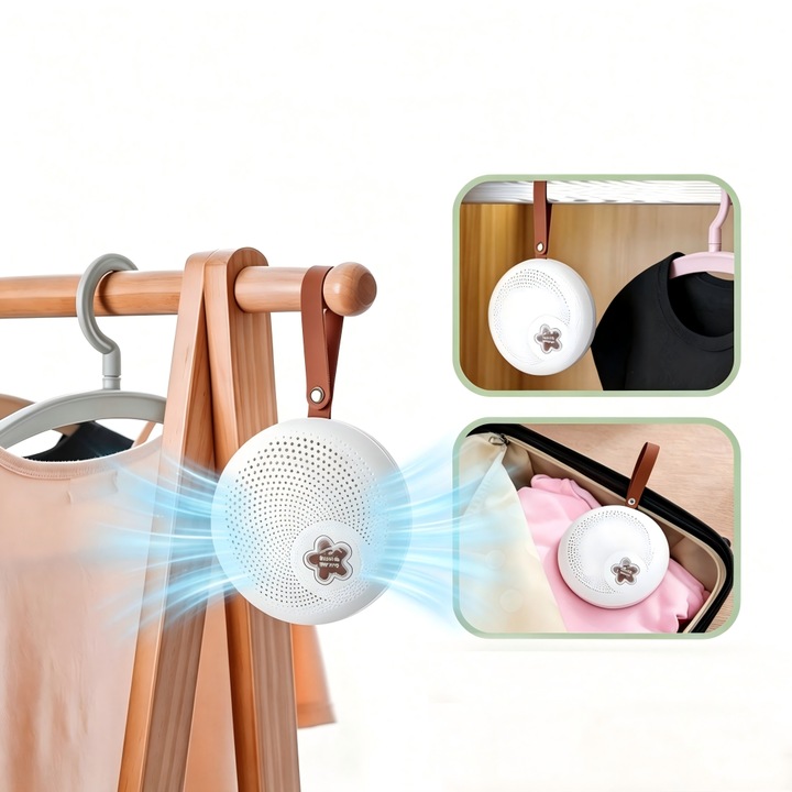 Mini Dezumidificator Portabil OLOEY® 300ml, Reutilizabil Fara Electricitate, Absorbant Umiditate pentru Dormitor, Masina, Dulap si Pian