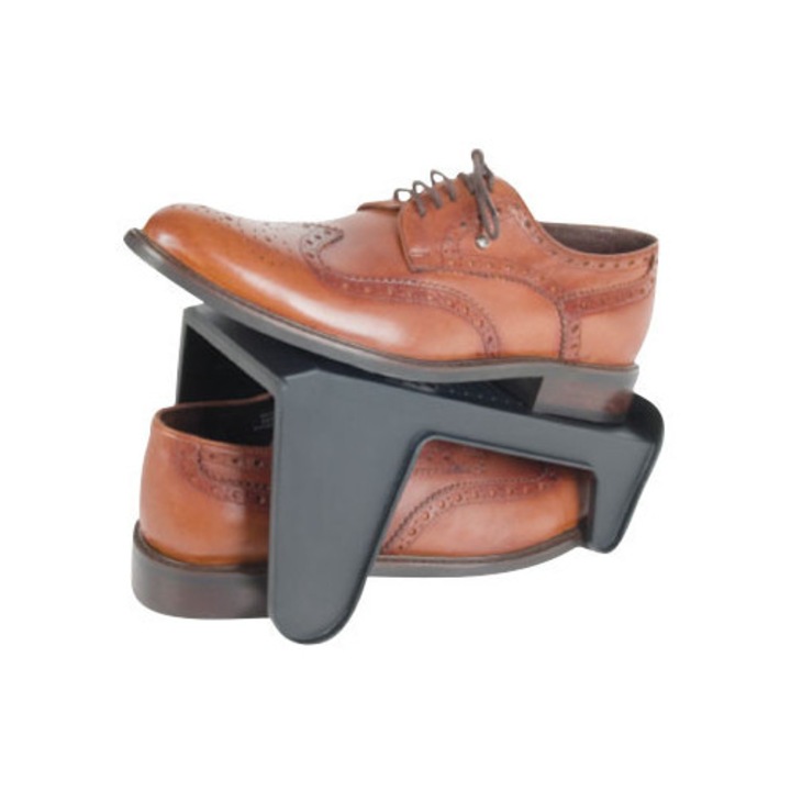 Rampa pentru pantofi, Sungroup, set 10 piese, negru