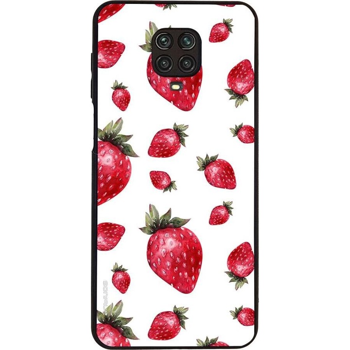 Husa telefon Sonique Fruit Series, design fructe, silicon, multicolor, pentru Xiaomi Redmi Note 9S/9 Pro