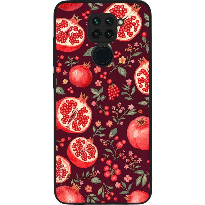 Husa telefon Sonique Fruit Series, pentru Xiaomi Redmi Note 9, silicon, imprimeuri cu fructe, multicolor