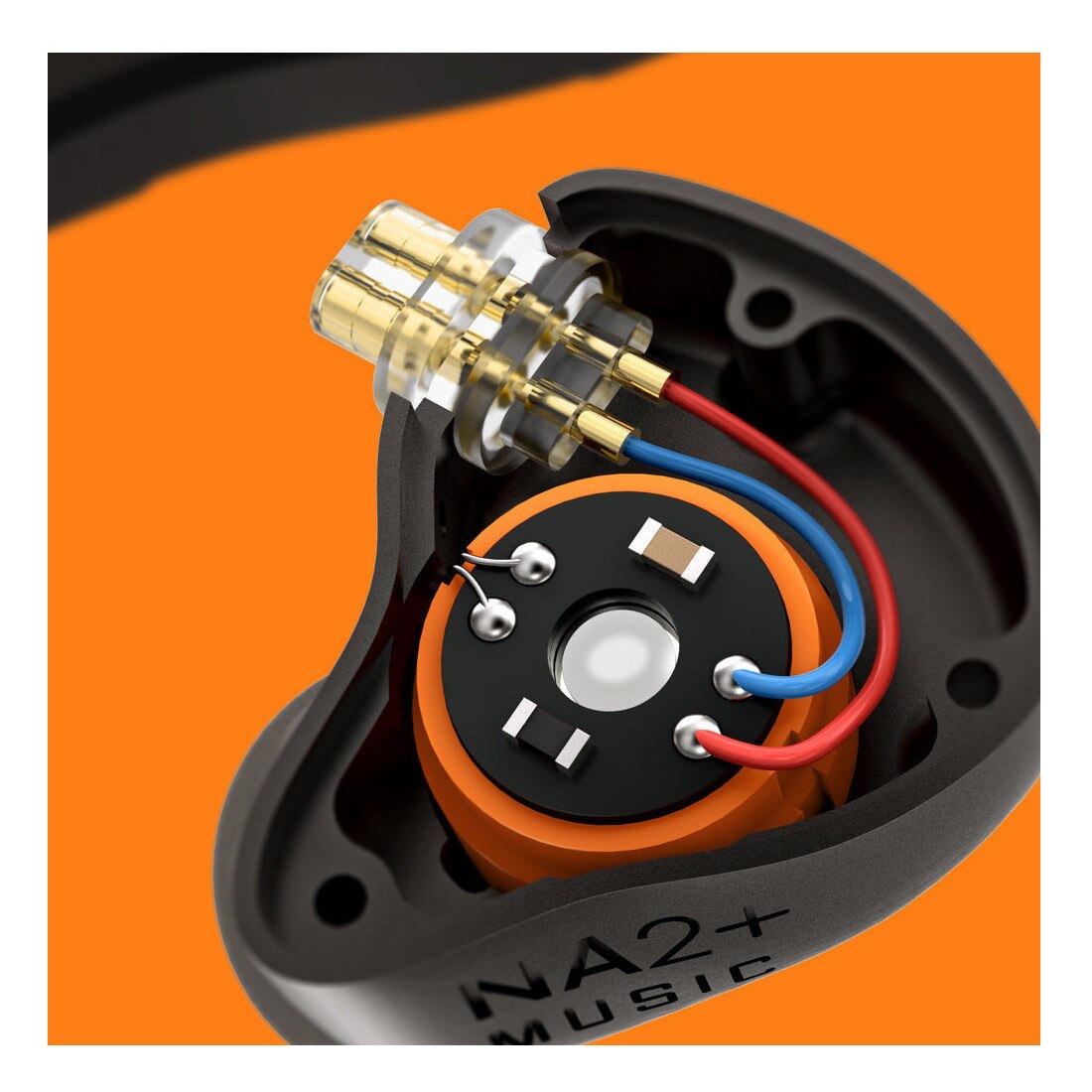 Casti In-Ear, NF ACOUS, NA2+, Negru