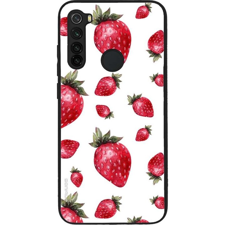 Husa telefon Sonique Fruit Series, pentru Xiaomi Redmi Note 8 / Redmi Note 8 2021, imprimeu fructe, silicon, multicolor