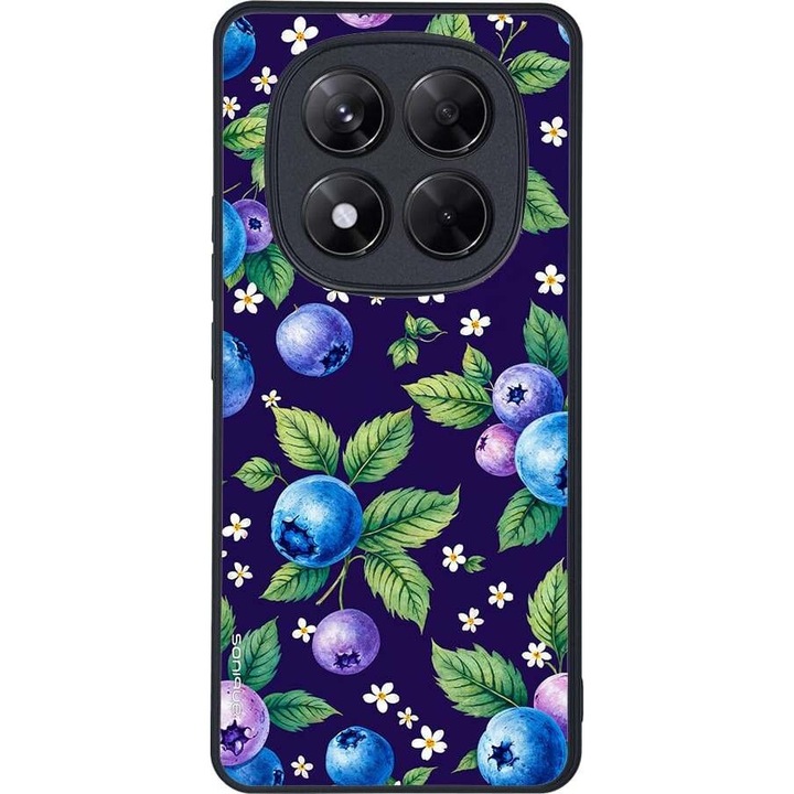 Husa telefon Sonique Fruit Series pentru Xiaomi Redmi Note 14 Pro Plus 5G, imprimeu fructe, silicon, multicolor