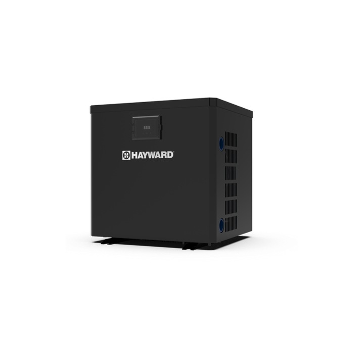Pompa de caldura pentru piscina 2,5 kW, Hayward, neagra, functionare de la 10°C, control Bluetooth
