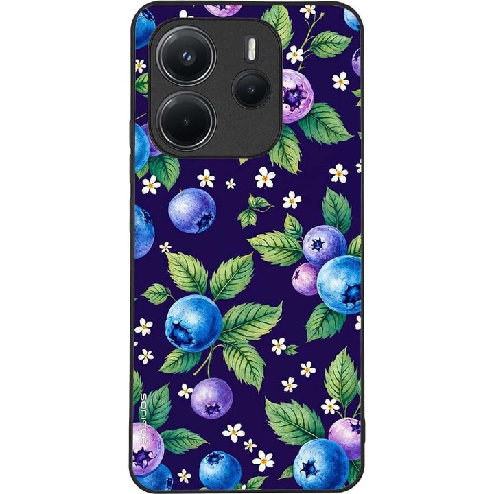 Husa telefon Sonique Fruit Series, pentru Xiaomi Redmi Note 14 5G, imprimeu fructe, silicon, multicolor