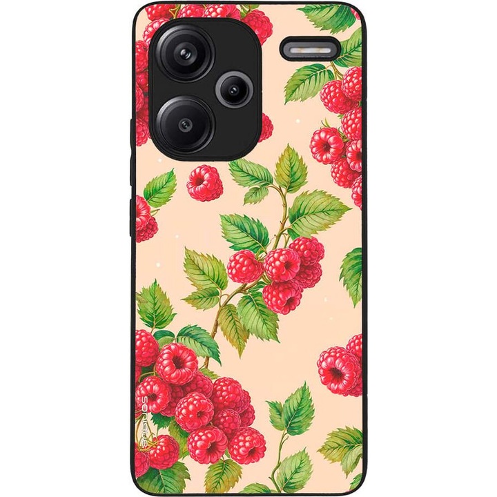 Husa telefon Sonique Fruit Series pentru Xiaomi Redmi Note 13 Pro Plus 5G, imprimeuri cu fructe, silicon, multicolor