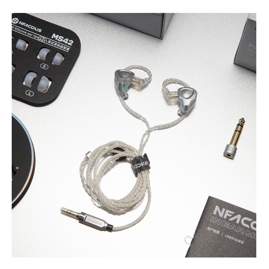 Casti In-Ear, NF ACOUS, NM25, Gri