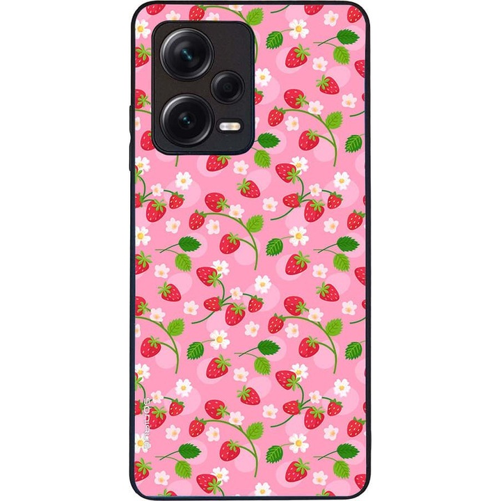 Husa telefon Sonique Fruit Series, pentru Xiaomi Redmi Note 12 Pro Plus, silicon, imprimeu fructe, multicolor