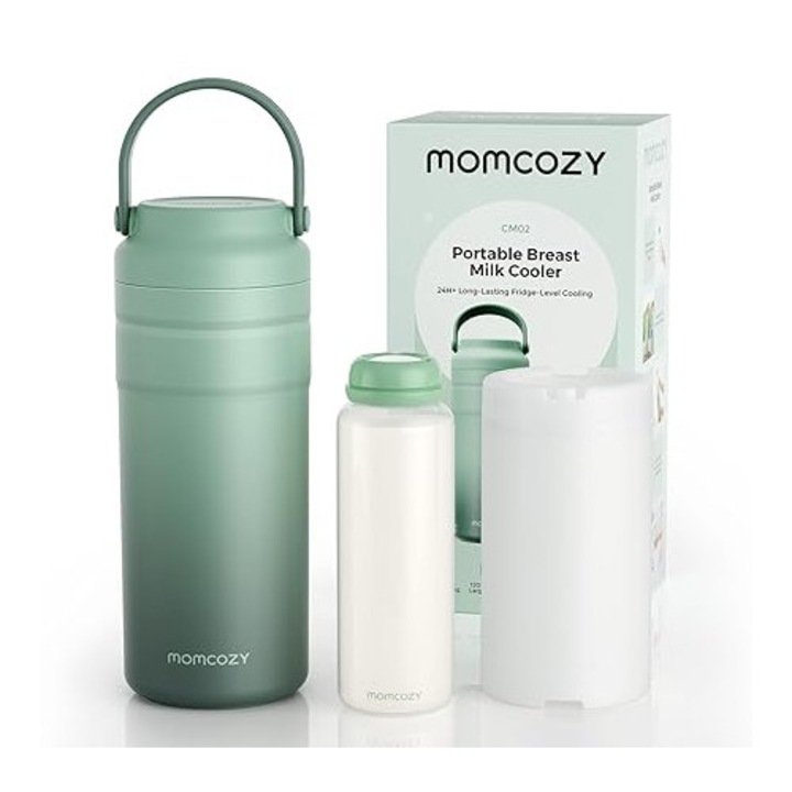 Recipient Racire Lapte Matern Portabil MOMCOZY 350 ml, Etans, BPA Free