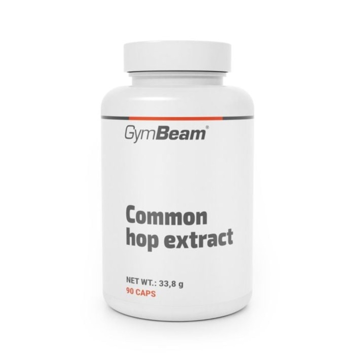 Extract de hamei, GymBeam, 90 capsule, 500 mg conuri uscate, 4:1