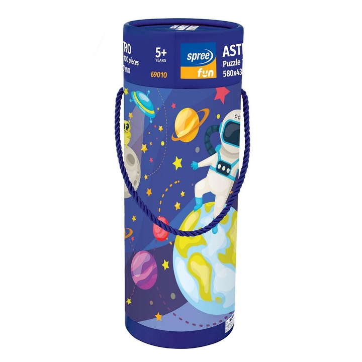 Puzzle 100 piese mari Astronaut, 58 x 43 cm, Spree