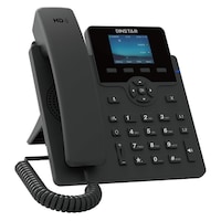Telefon IP Dinstar C62U Negru - 6 Conturi SIP, Conferinta 5 persoane, Display Color 2.4", Alimentator inclus, Dual Gigabit, HD Audio, Suport EHS