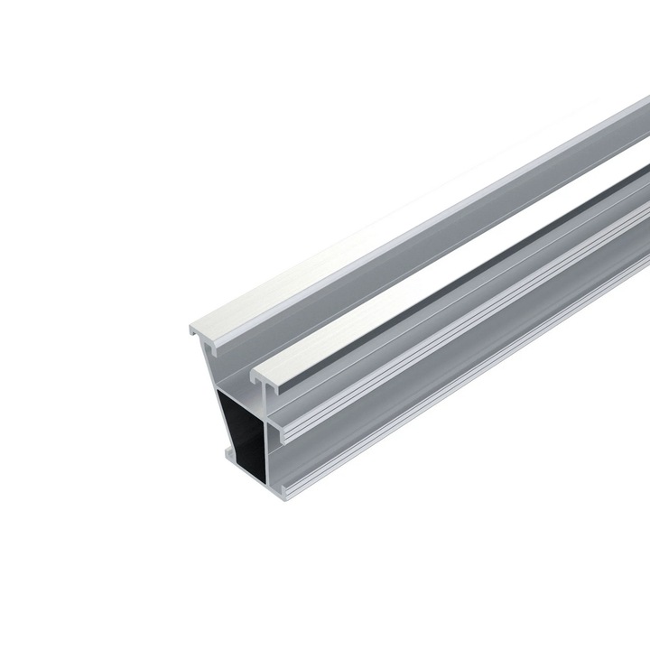 Sina aluminiu prindere panouri fotovoltaice, Aerocompact®, profil X40, lungime 4.75 metri, 705101-4750