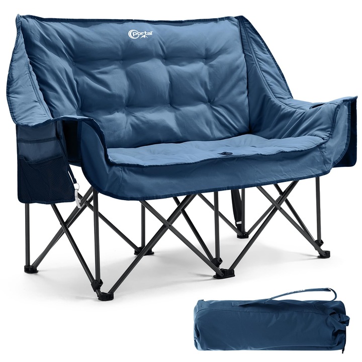 Сгъваем тапициран къмпинг диван Portal, преносим за открито