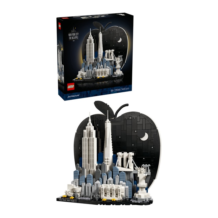 LEGO® Architecture - New York City – The Big Apple 21066, 1465 piese