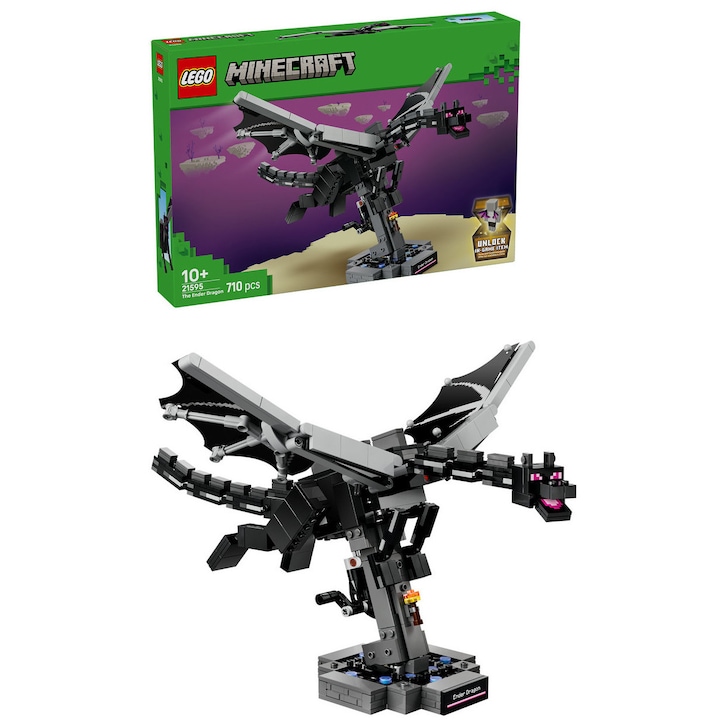 LEGO® Minecraft - Dragonul Ender 21595, 710 piese