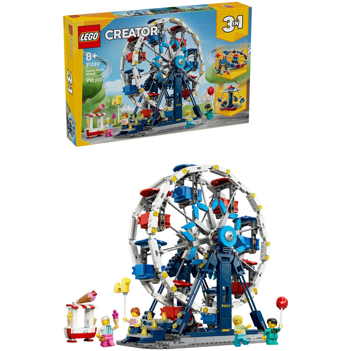 Set de constructie LEGO® Creator 3 in 1 Roata Ferris emblematica