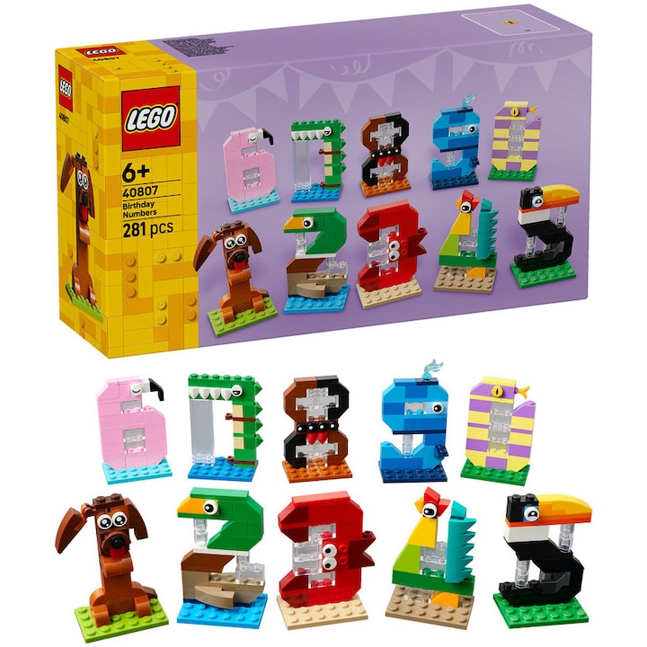 LEGO® Iconic - Номера за рожден ден 40807, 281 части