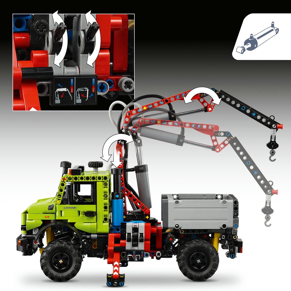 LEGO® Technic - Mercedes-Benz Unimog U 5023 cu macara 42242, 1189
