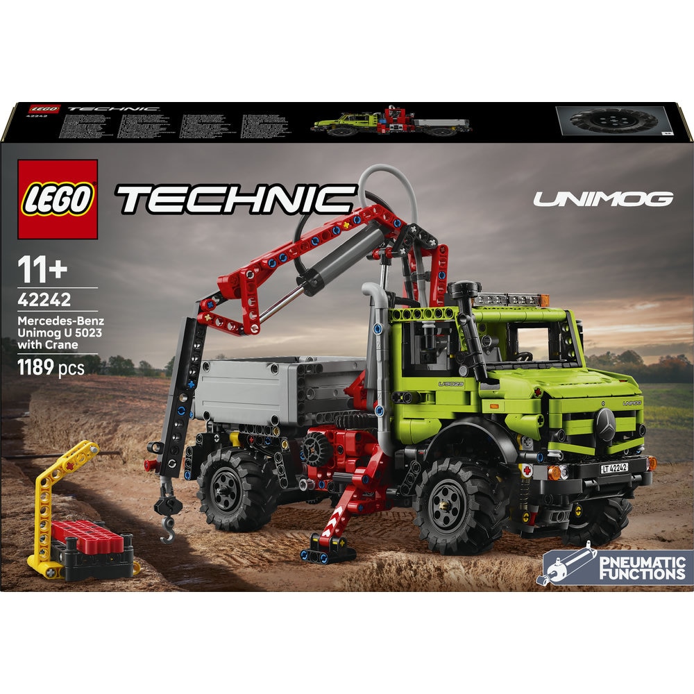 LEGO® Technic - Mercedes-Benz Unimog U 5023 cu macara 42242, 1189