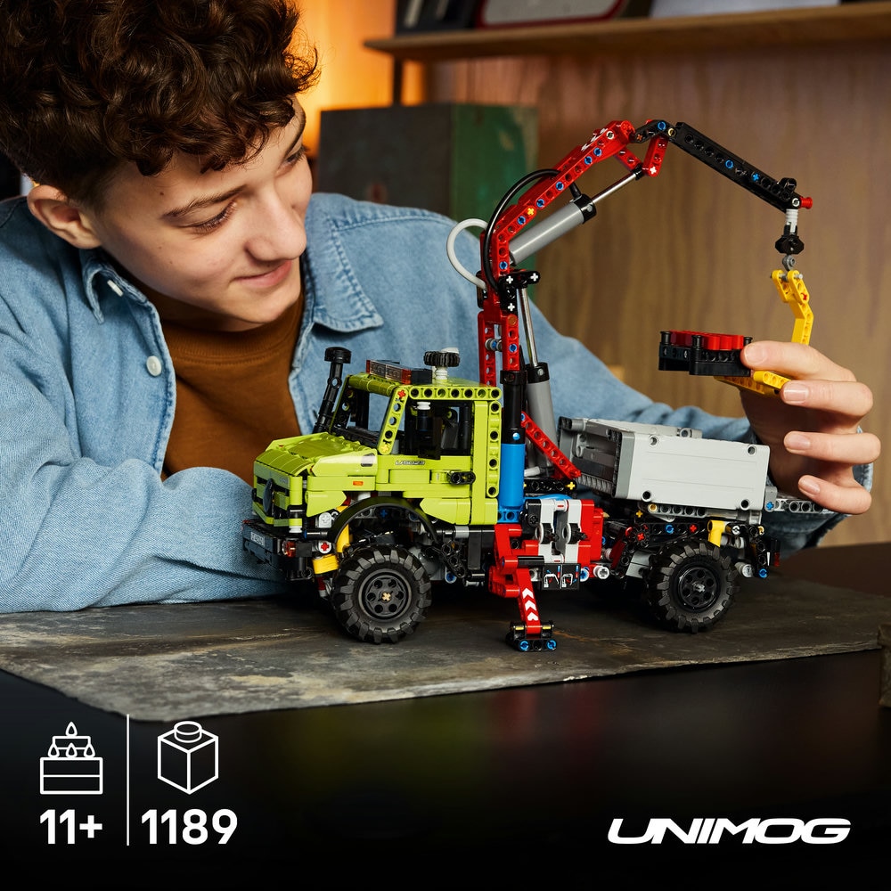LEGO® Technic - Mercedes-Benz Unimog U 5023 cu macara 42242, 1189