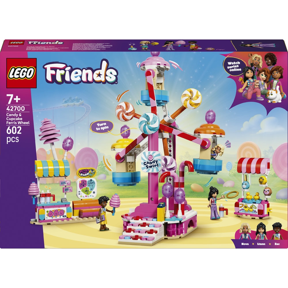 Set de constructie LEGO® Friends Roata Ferris cu bomboane si