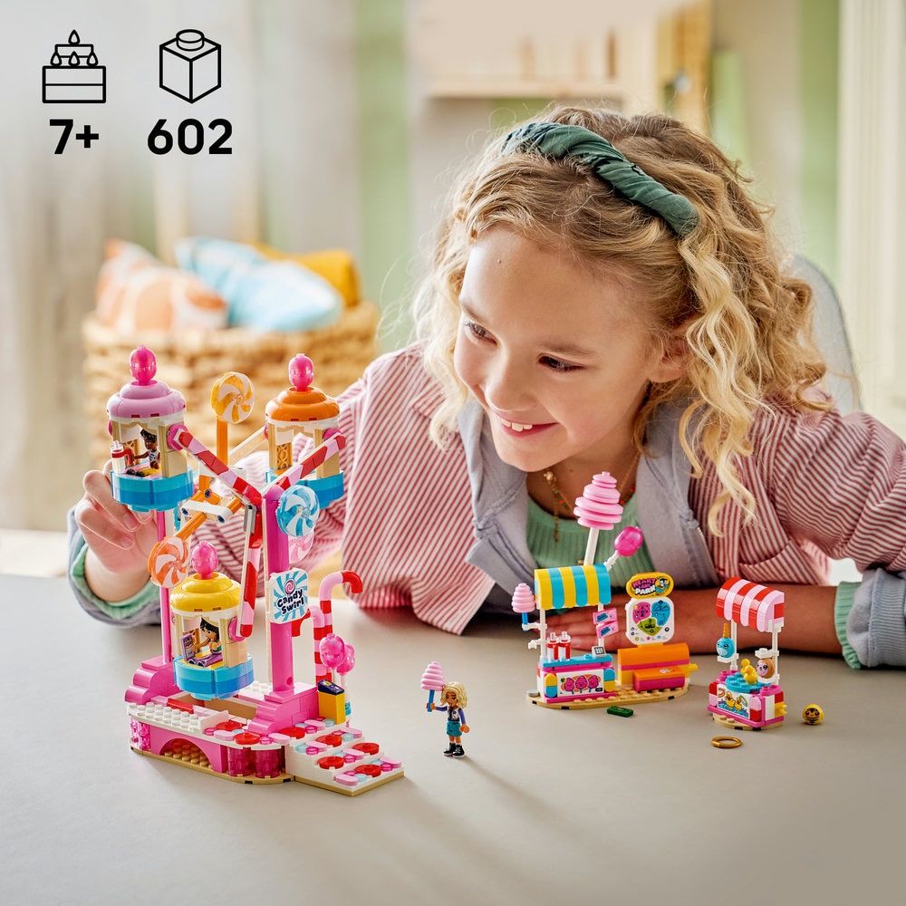 Set de constructie LEGO® Friends Roata Ferris cu bomboane si