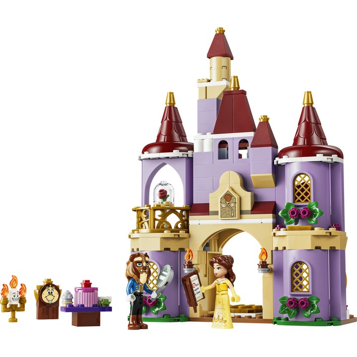Set de constructie LEGO® | Disney Princess Castelul fermecat al lui Belle si al Bestiei 43289, Jucarii pentru Copii de 5+ ani, Jucarii pentru Fete si Baieti, Idee de Cadou pentru Copii