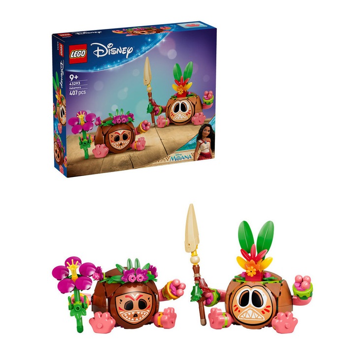 Set de constructie LEGO® | Disney Moana Kakamora 43293, Jucarii pentru Copii, Jucarii pentru Fete si Baieti, Idee de Cadou pentru Copii
