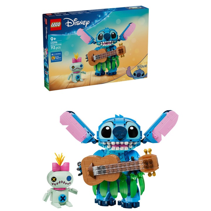 LEGO® Disney Classic - Stitch és Foltos 43296, 713 db