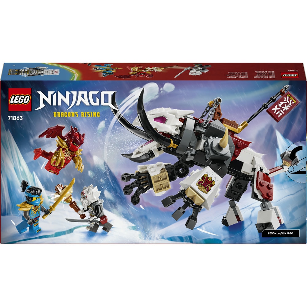 jiun様フルセット Set de constructie LEGO® NINJAGO® Zilvar si monstrul dragon
