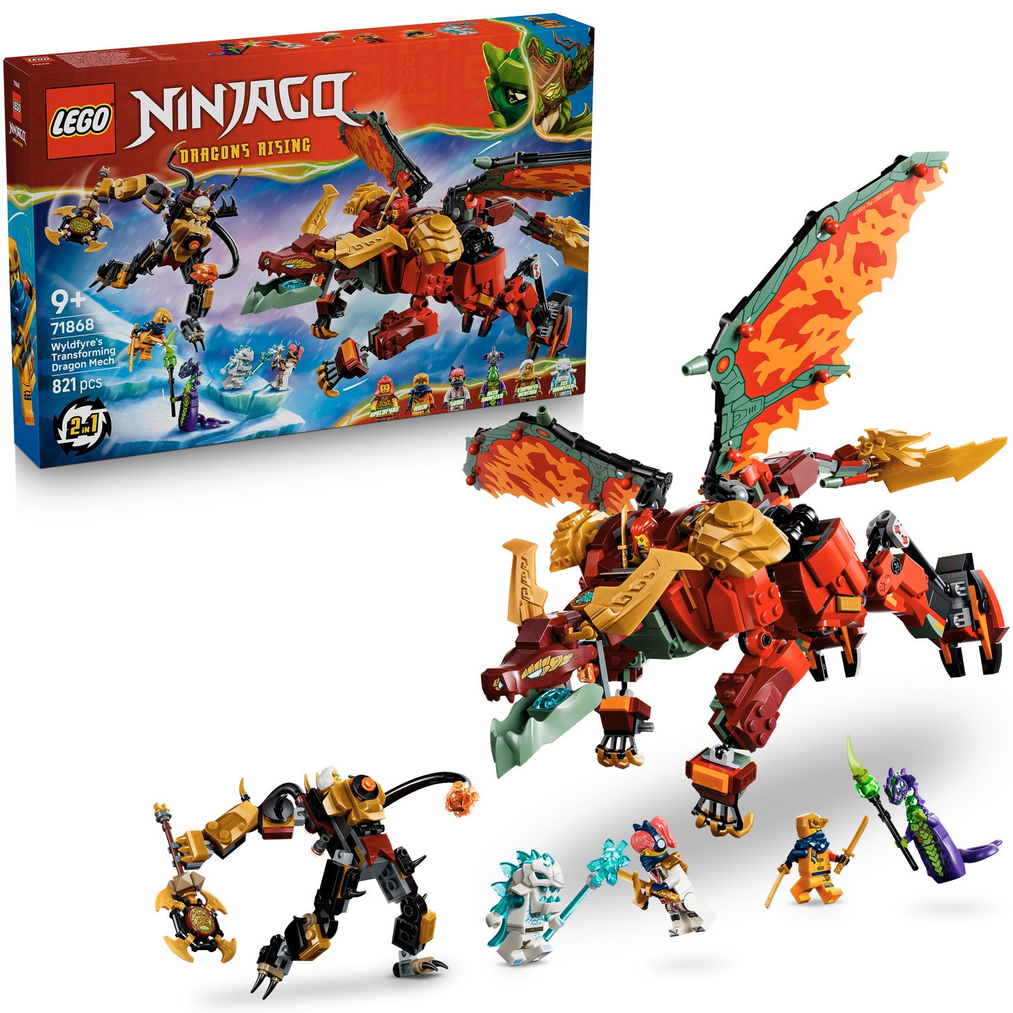 LEGO® NINJAGO® - Robotul ninja catarator al lui Kai 71812, 623